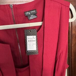City Chic Cherry Red Dress
